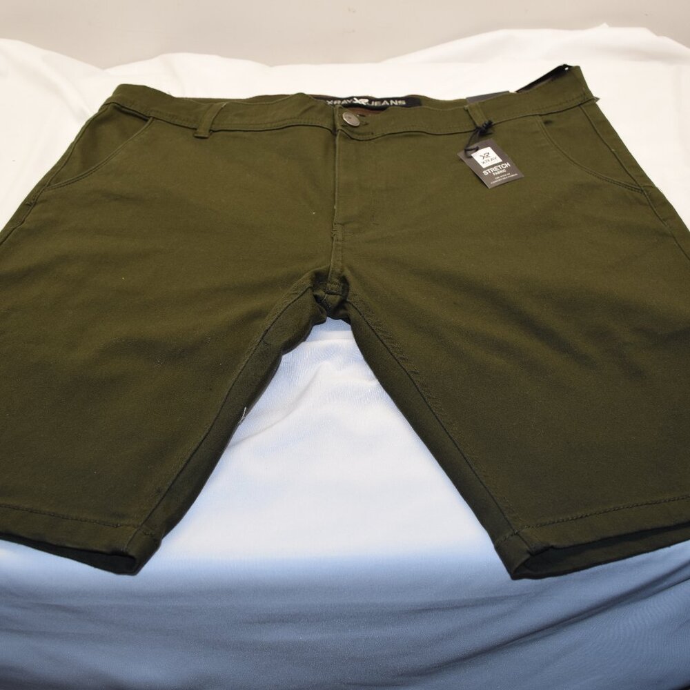XRAY Men's Stretch Shorts Waist 40 Olive NWT  Summer/ Casual #0116